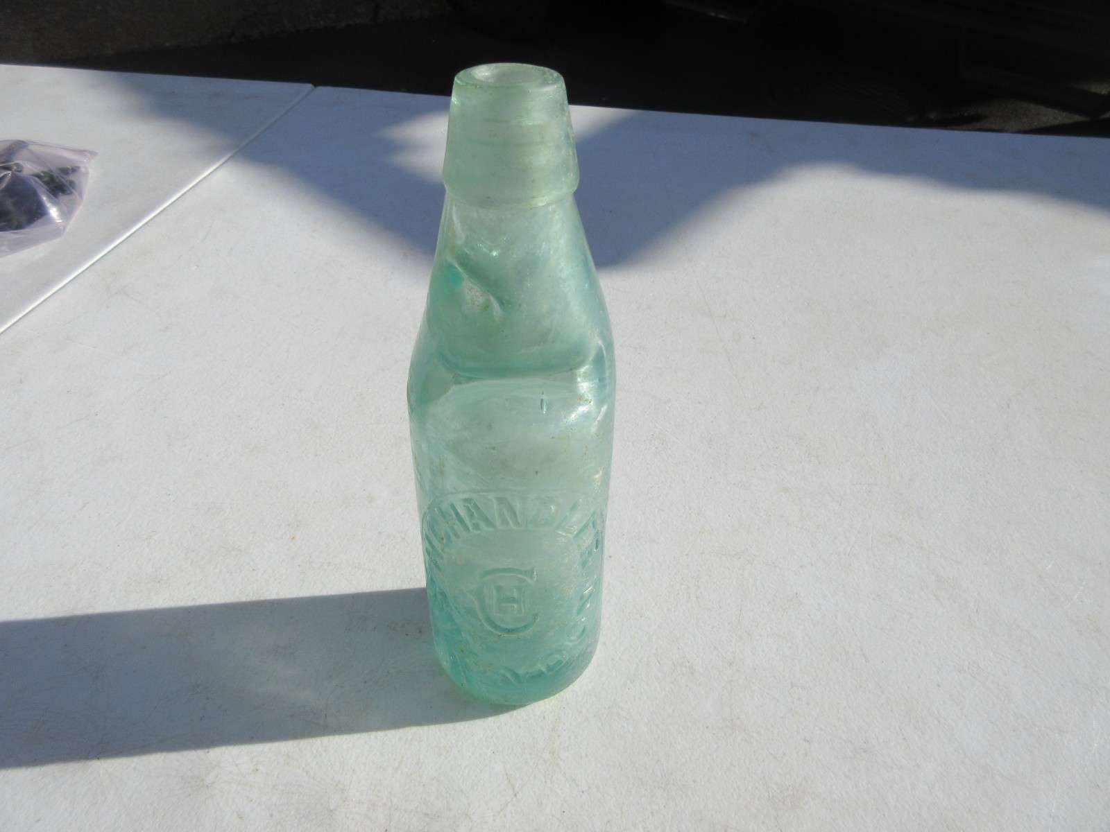 Vintage H.Chandler Swindon CODD MARBLE BOTTLE