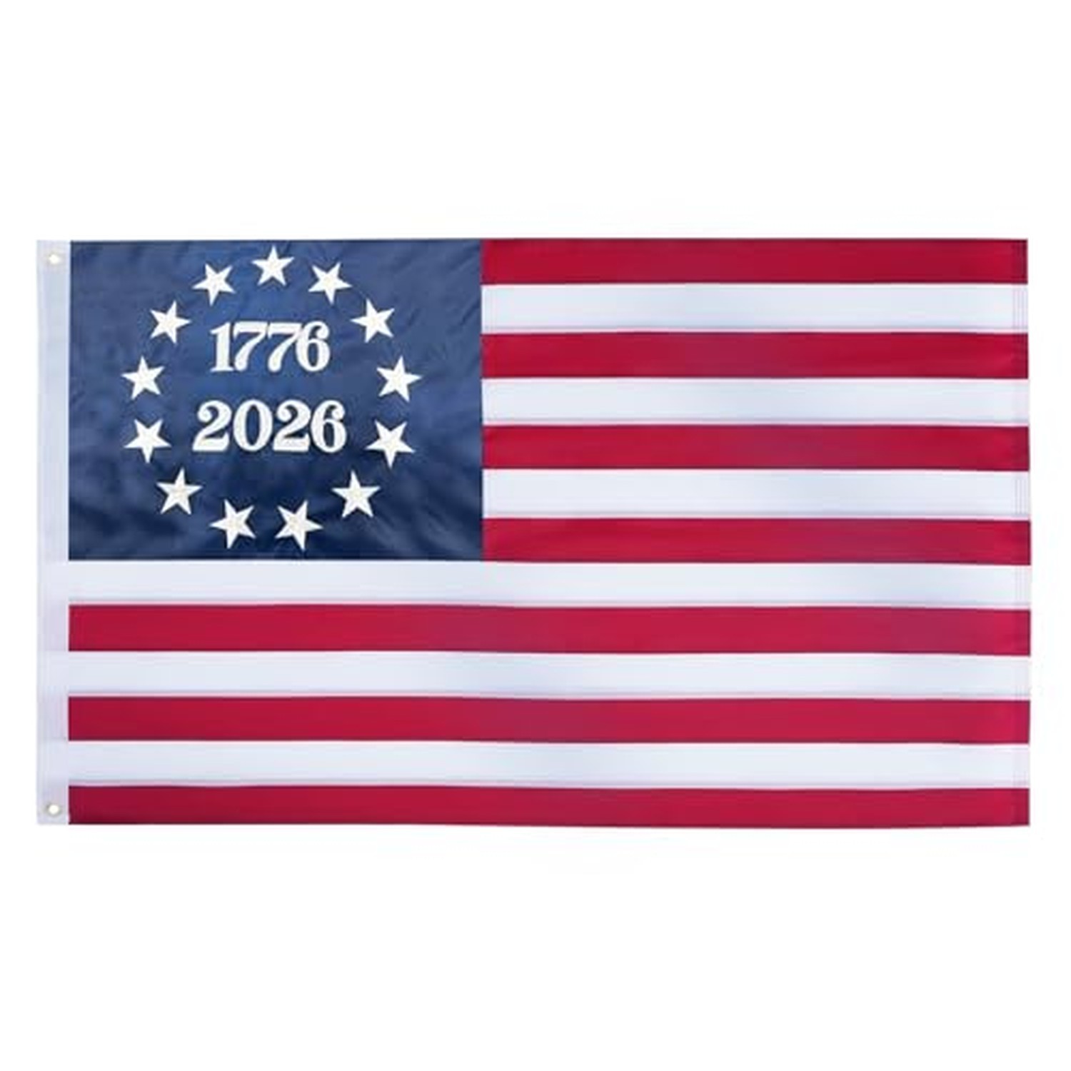 TOPFLAGS 1776-2026 Betsy Ross Flag 4x6 Feet Heavy Duty Outdoor Embroidered 13... TOPFLAGS 1776-2026 Betsy Ross Flag 4x6 Feet Heavy Duty Outdoor Embroidered 13...