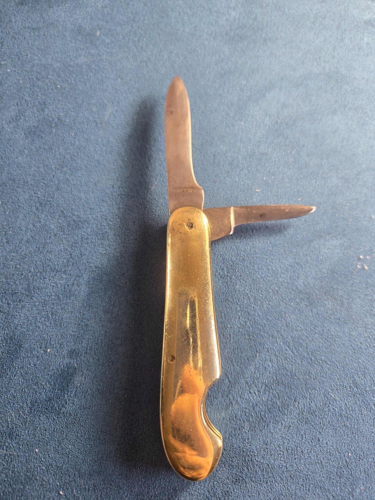 Vintage Antique 2 Blade Remington UMC Brass Easy Open Jack Pocket Knife Vintage Antique 2 Blade Remington UMC Brass Easy Open Jack Pocket Knife