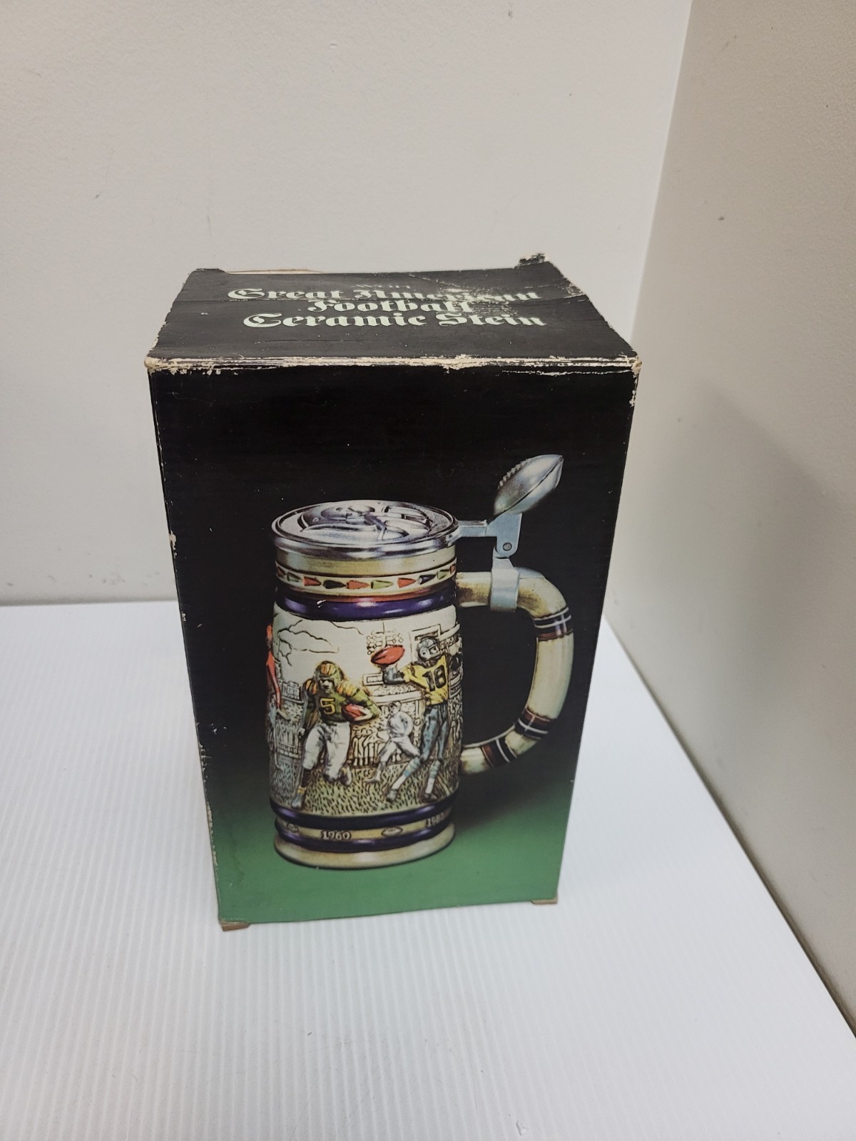 Avon 1983 Great American Football Ceramic Beer Stein