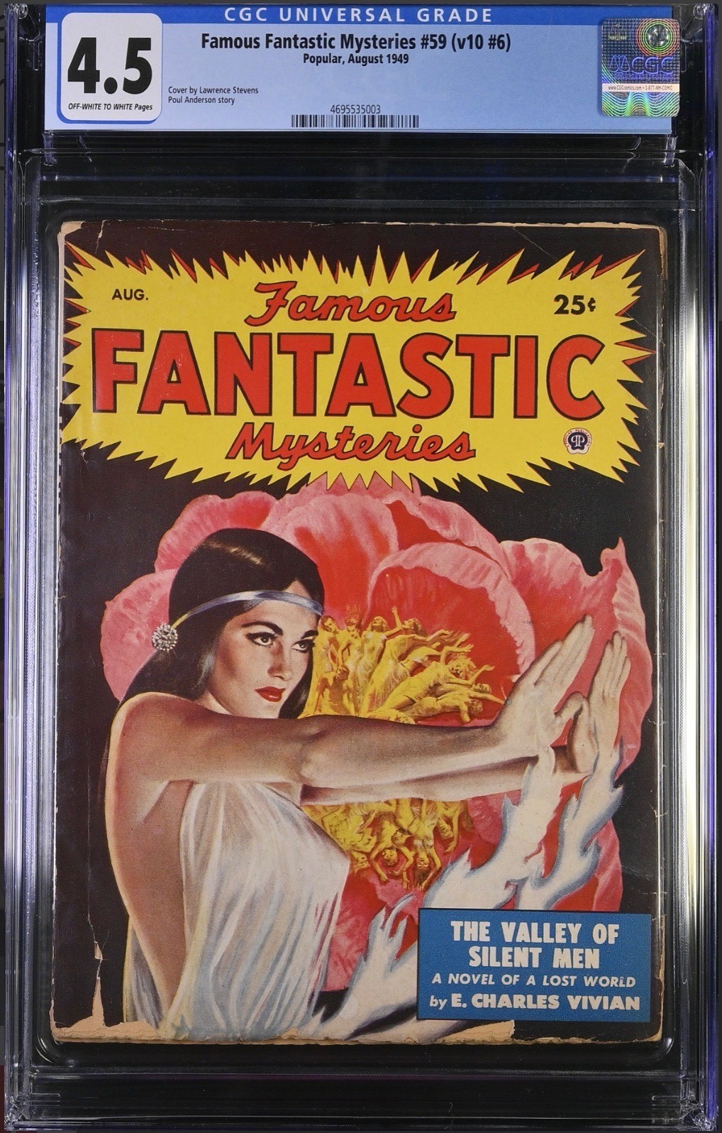 Famous Fantastic Mysteries #59 (V10#6) - August 1949