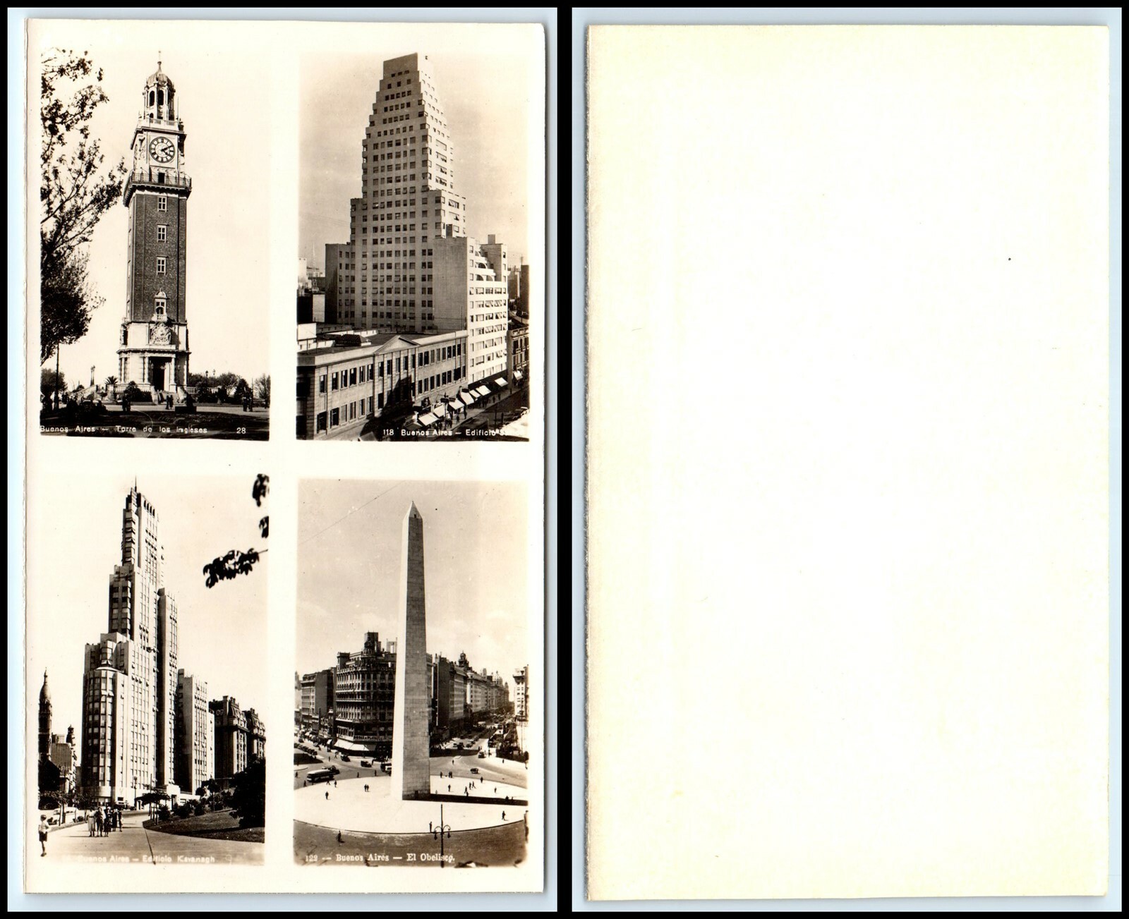 ARGENTINA RPPC Photo Postcard - Buenos Aires, Multieview Photos \