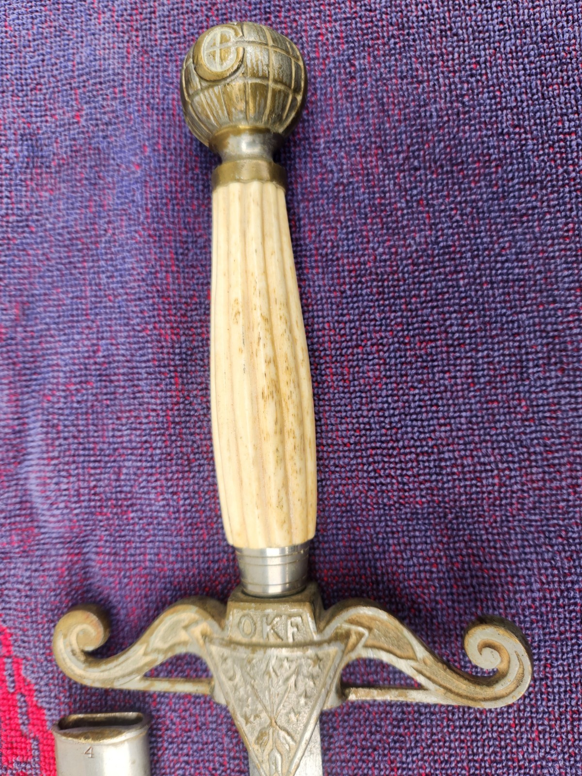 Rare Antique Knights Of Friendship Ceremonial Fraternal Sword late 1800/ 1900