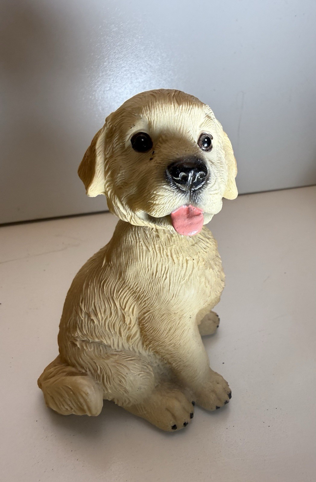 Ebros Realistic Lifelike Golden Retriever Puppy Figurine - 6.5 Ebros Realistic Lifelike Golden Retriever Puppy Figurine - 6.5