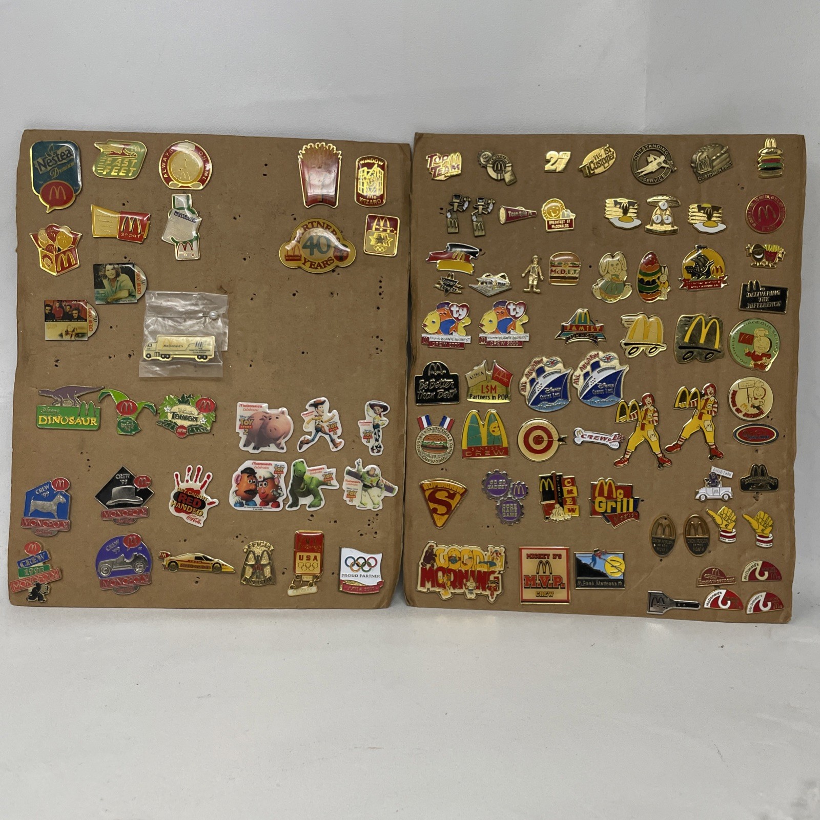 92 McDonalds Vtg Lapel Pin Lot Ronald McDonald Employee Crew Staff Disney Coke 92 McDonalds Vtg Lapel Pin Lot Ronald McDonald Employee Crew Staff Disney Coke