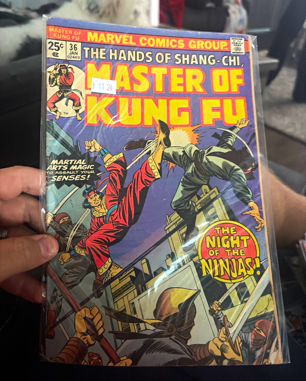 Marvel Master of Kung Fu Shang-Chi Comic Book Lot #36 (1974) Moench
