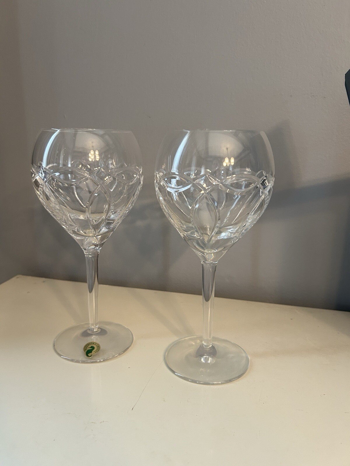 Waterford Crystal Clannad Pattern - Water Goblets - Set Of 2
