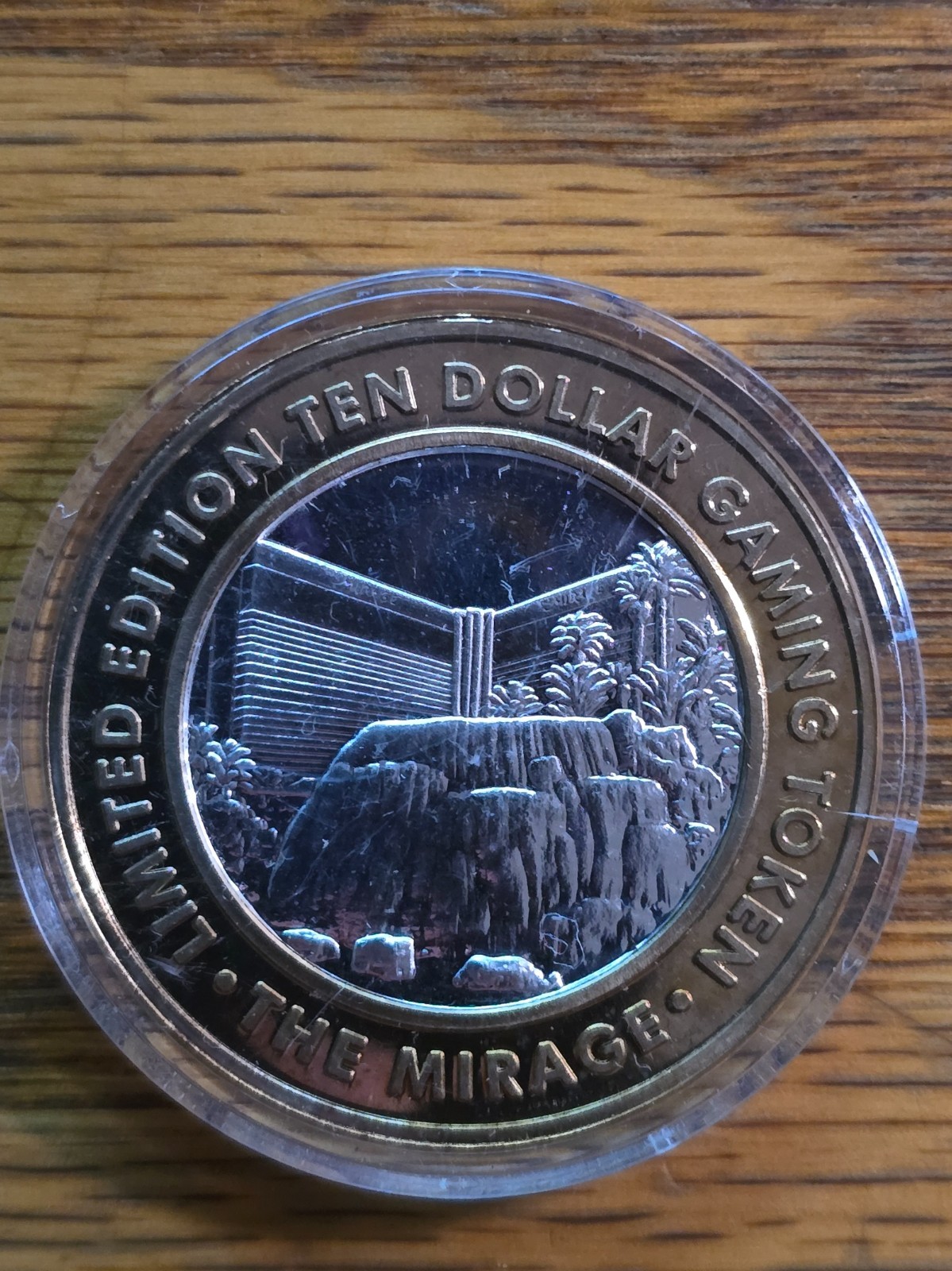 The Mirage - Las Vegas Limited Edition $10 Casino Token .999 0.6 troy oz silver
