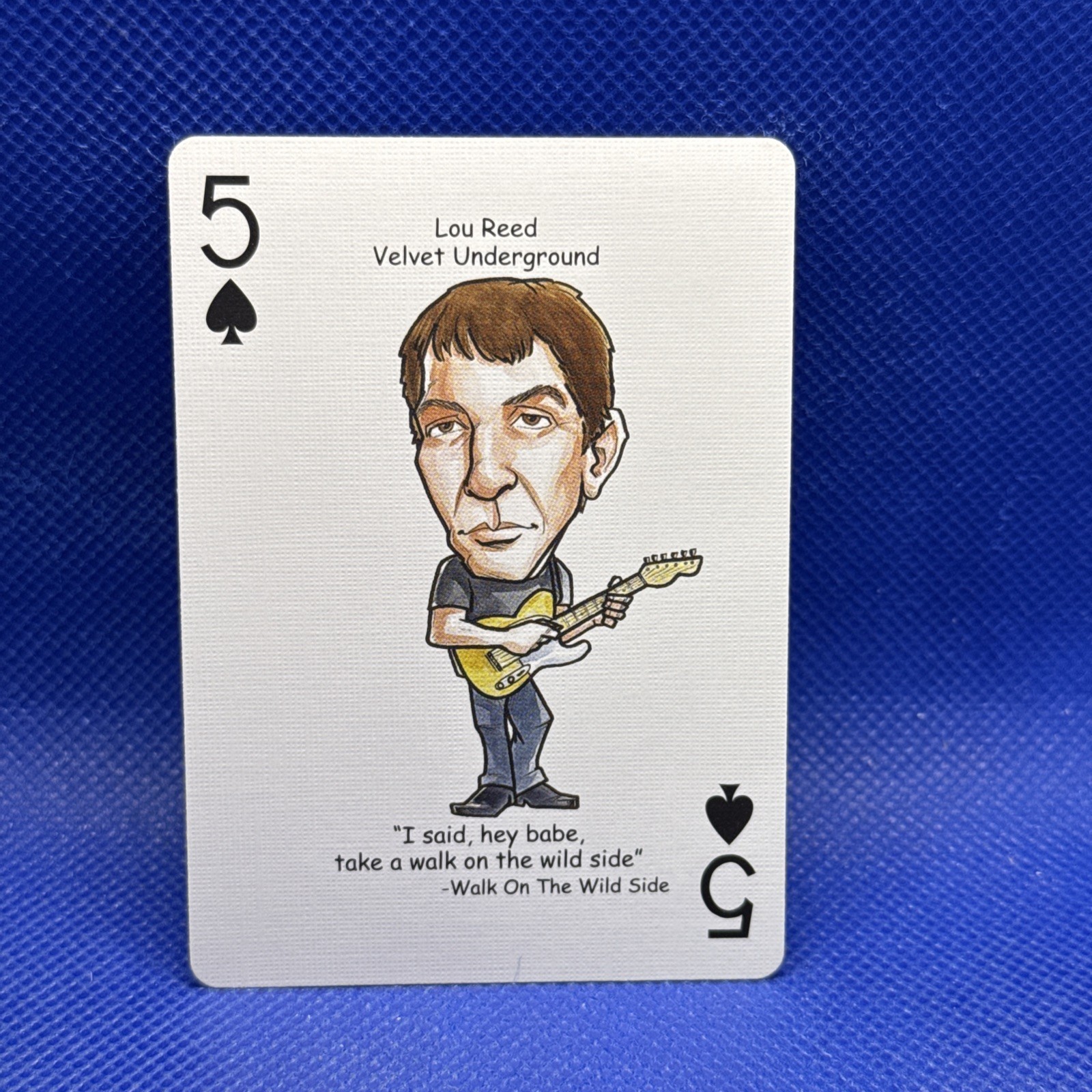 2024 Lou Reed Rock n\' Roll Hero Decks Playing Card Velvet Underground