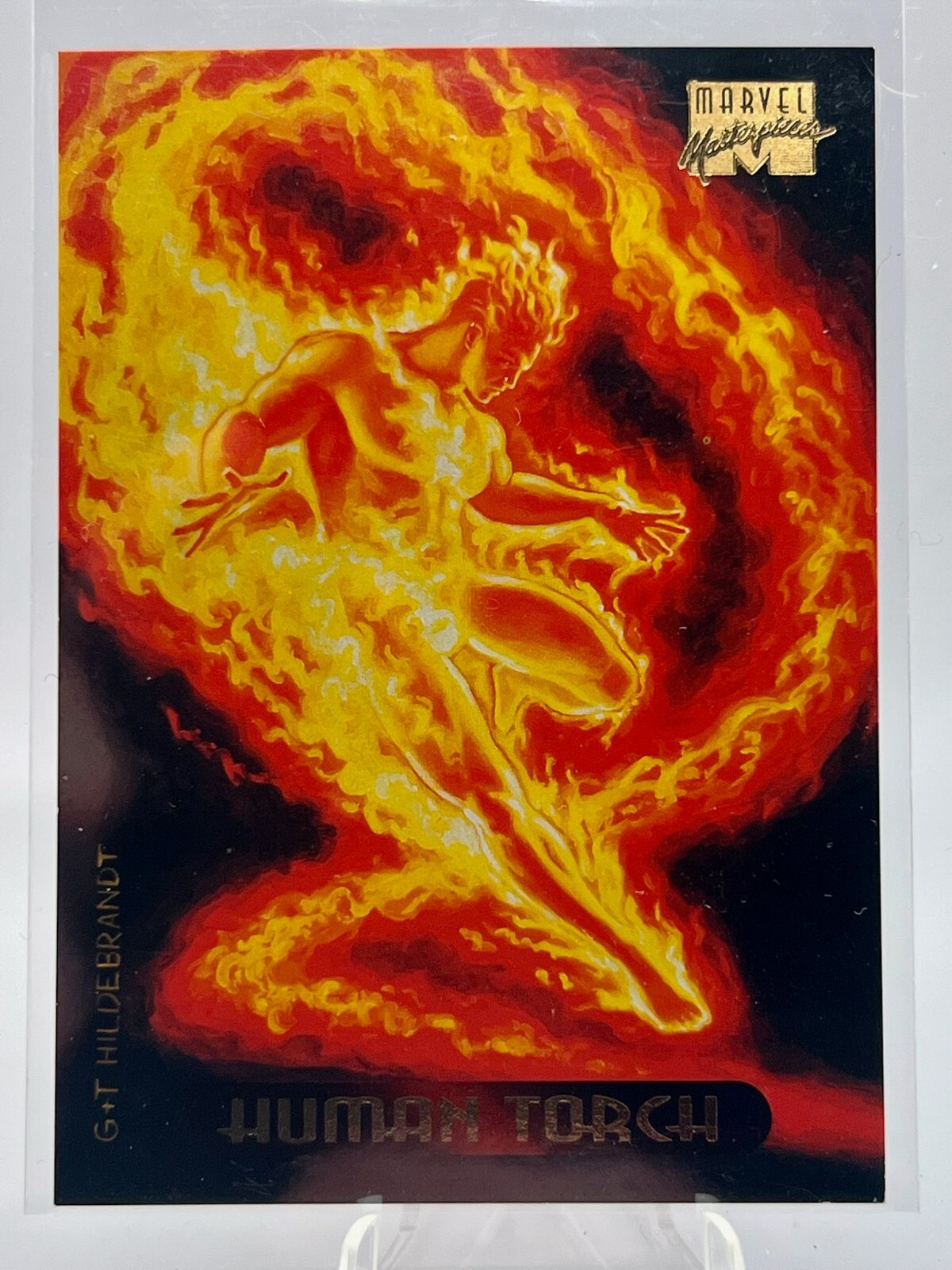 1994 Marvel Masterpieces Human Torch #52 Fantastic Four Raw/New Phenomenal Cond. 1994 Marvel Masterpieces Human Torch #52 Fantastic Four Raw/New Phenomenal Cond.