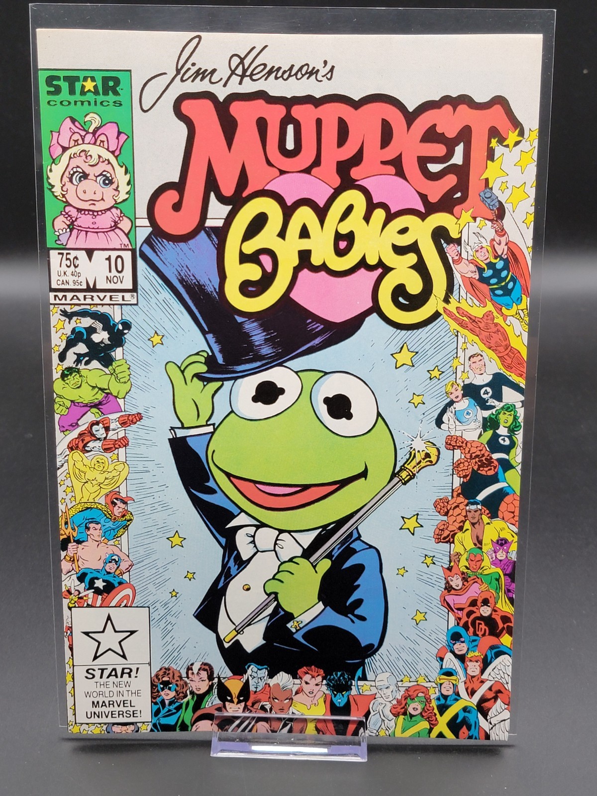 Jim Henson's Muppet Babies #10 • Marvel/Star • 1986 • Anniversary Border