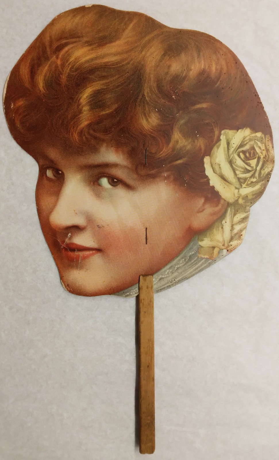 c1908 Ad Hand Fan for \