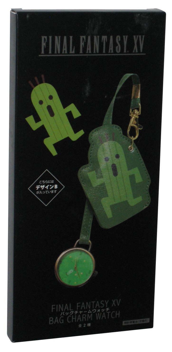 Final Fantasy XV Square-Enix Japan (2016) Green Cactuar Bag Charm Watch