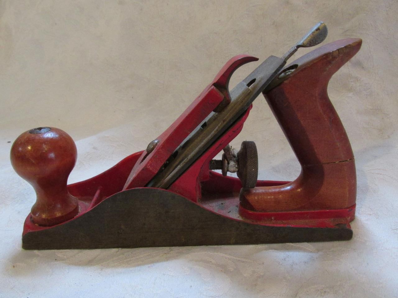 Vintage Sears #107-37033 Wood Plane/Block Plane - EXC Cond w/Repaired Handle