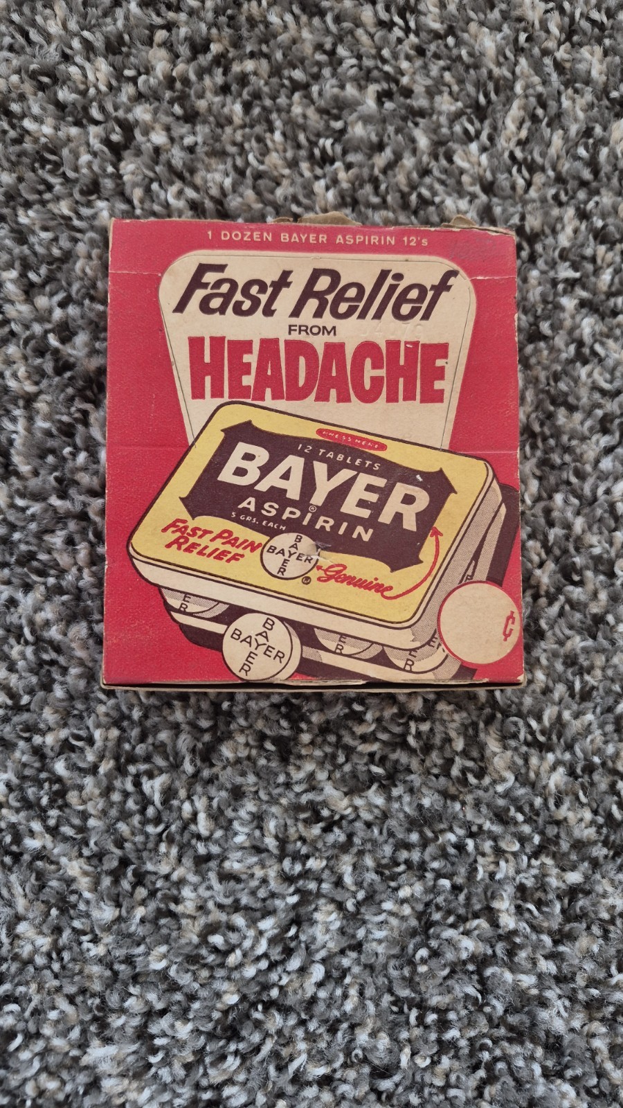 Vintage Bayer Aspirin Store Display Advertising Box Full 12 Tins With Tablets Vintage Bayer Aspirin Store Display Advertising Box Full 12 Tins With Tablets