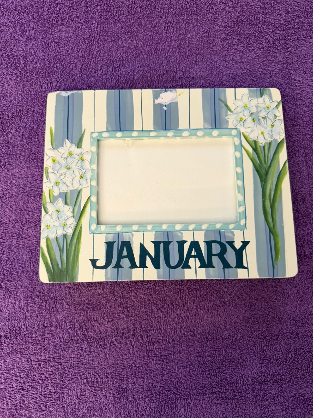 Vintage Exposures Frame Months of the Year 3.5x5 January