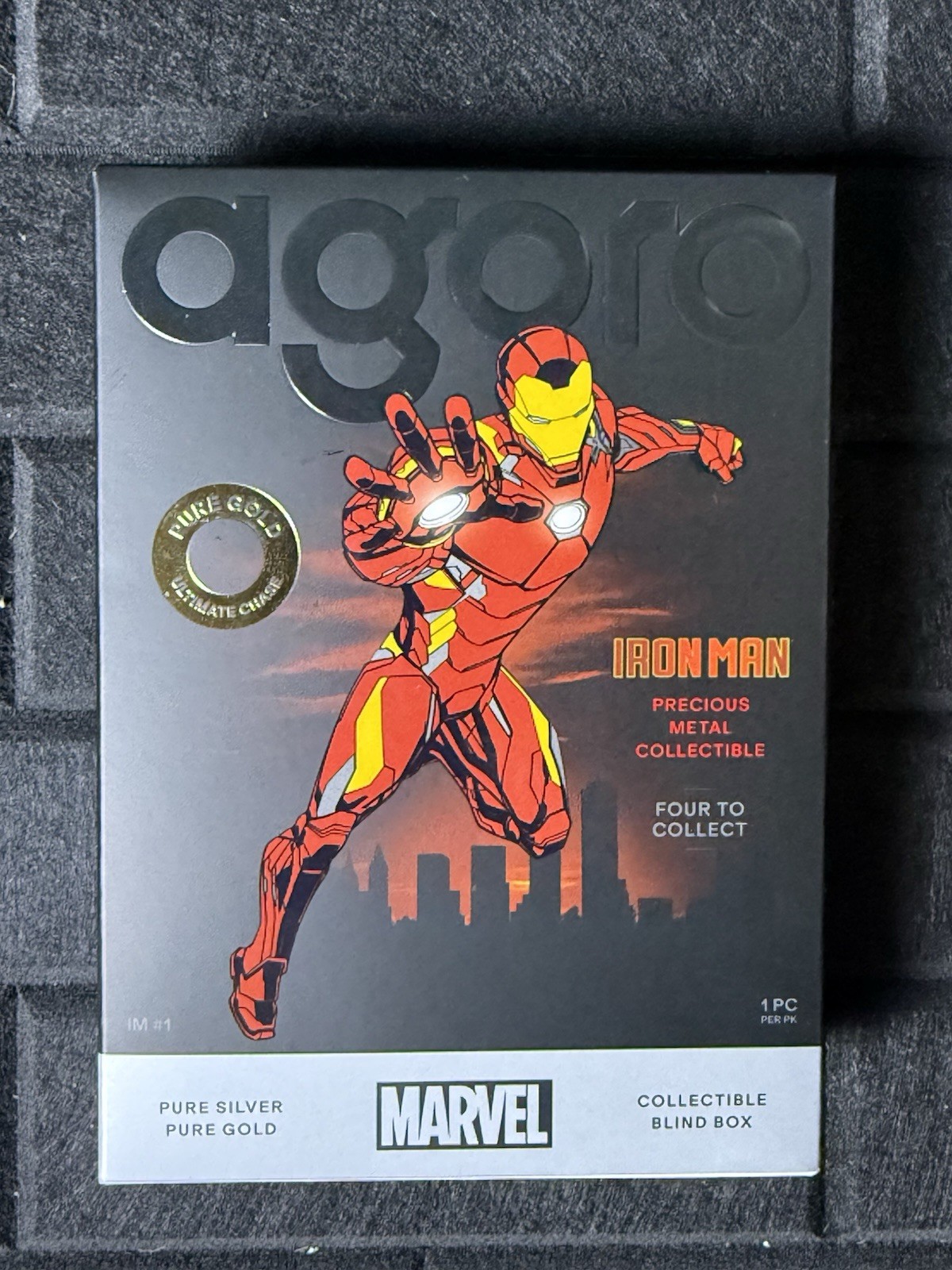 Agoro Iron Man 2026 - 0.5oz Precious Metal Collectible Sealed Blind Box