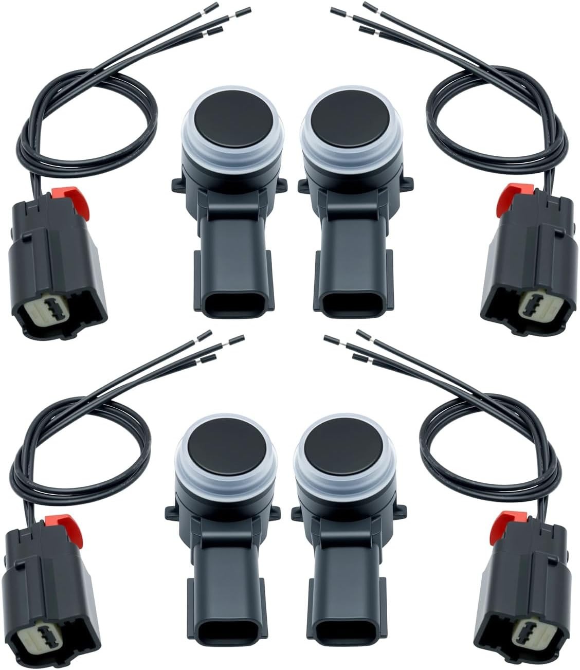 4 Pcs Bumper Park Assist Object Sensor with Connector, Fit for Silverado/Ta.... 4 Pcs Bumper Park Assist Object Sensor with Connector, Fit for Silverado/Ta....