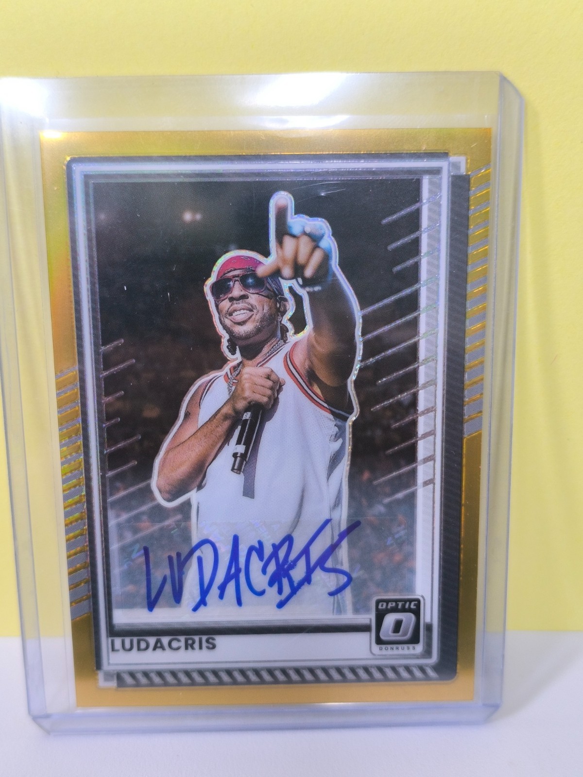 2025-26 Donruss Optic Ludacris Gold Auto 03/10 Autograph SSP Panini