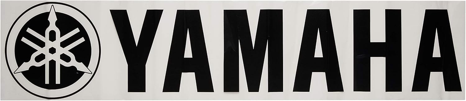 Factory Effex 12-94216 Black 3\' (Yamaha) Die-Cut Sticker 3 Foot