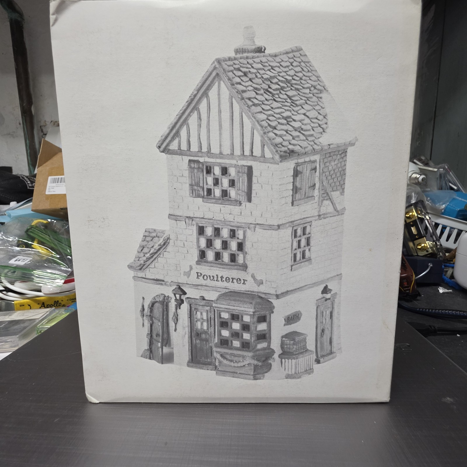 Vintage Dept 56 Dickens’ Heritage Village  “Poulterer” Retired