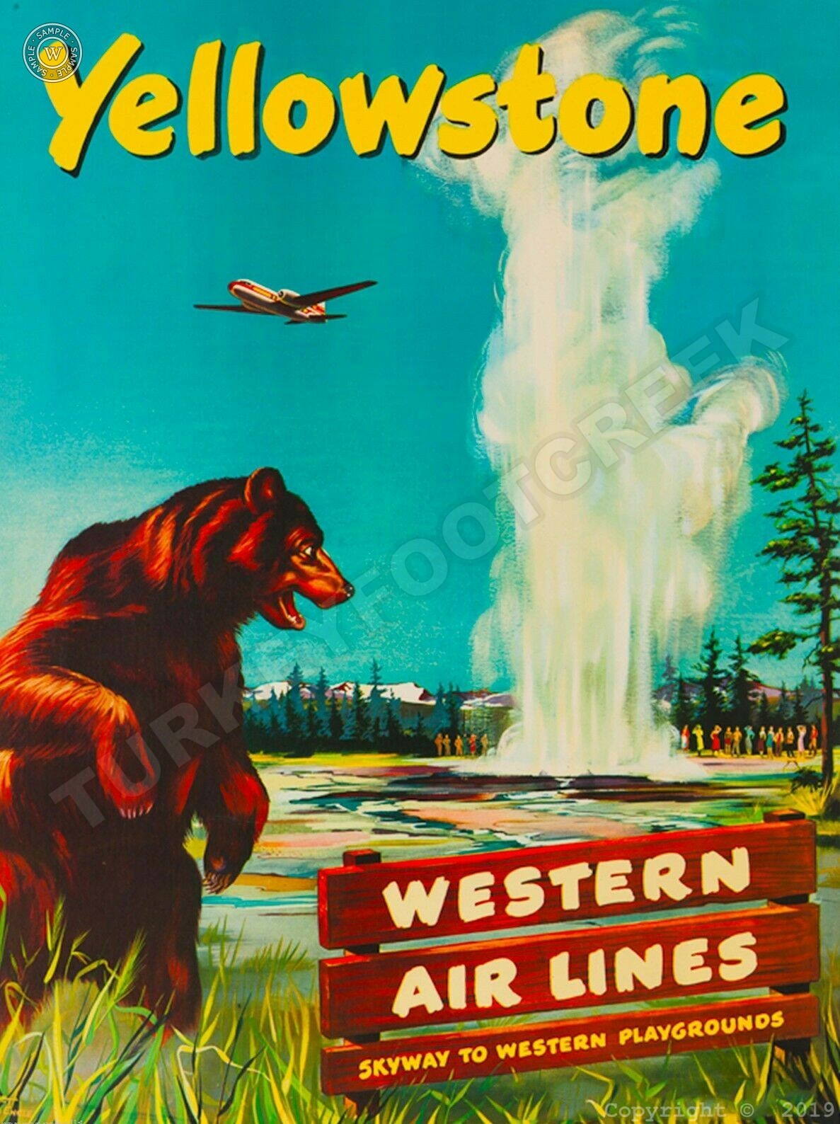 Western Airlines Yellowstone 9
