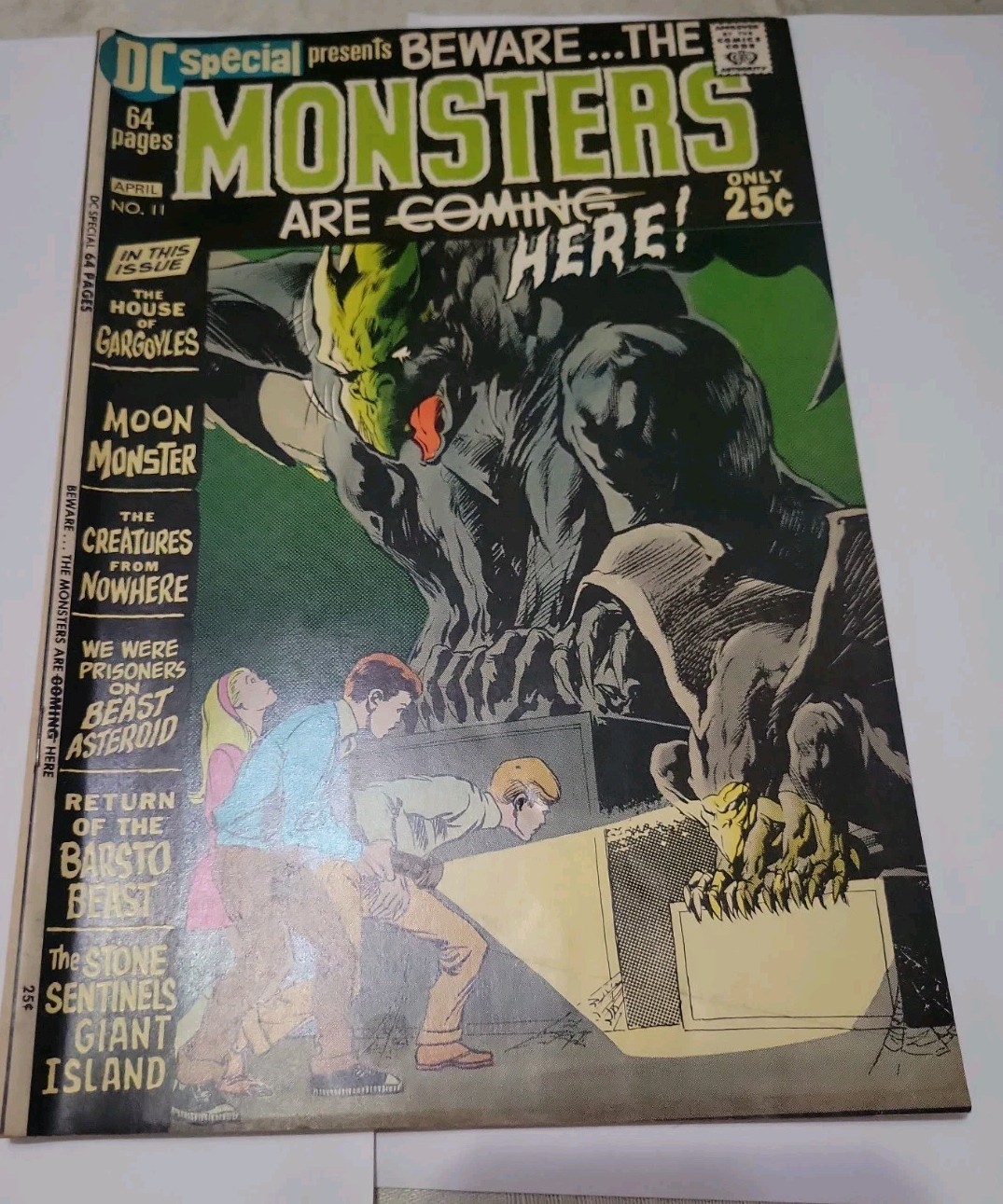 DC Special # 11 - Beware The Monsters Are Here, Neal Adams cover Fine Cond