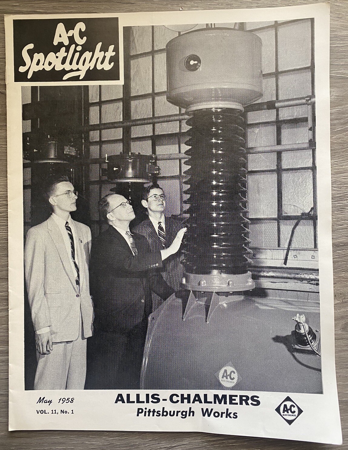 Vintage 1958 AC Spotlight May magazine Allis-Chalmers Pittsburgh Works PA