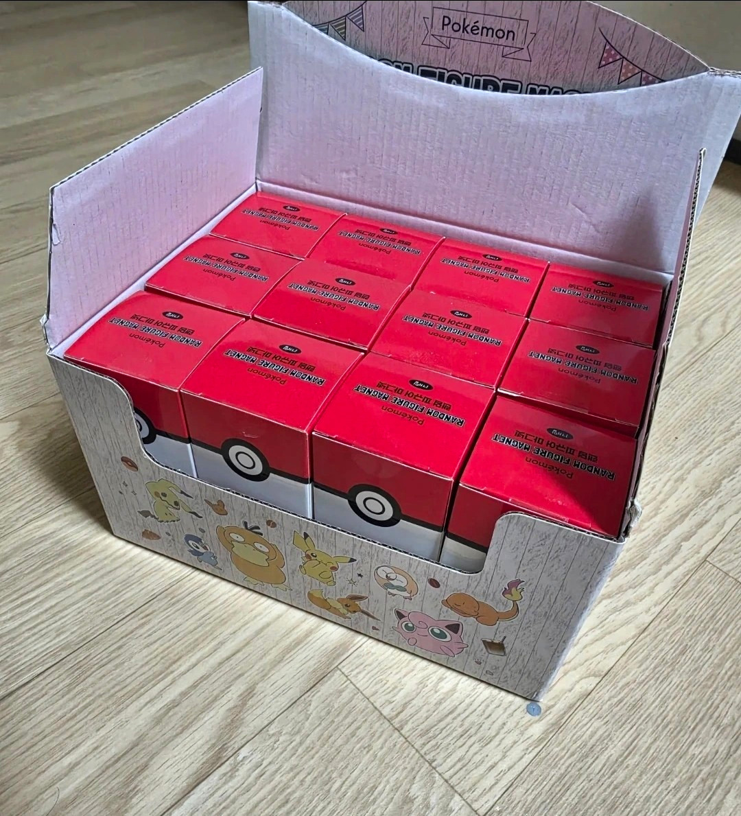 Pokemon x Ediya Random Figure Magnet Set (24Box) Exclusive Korea