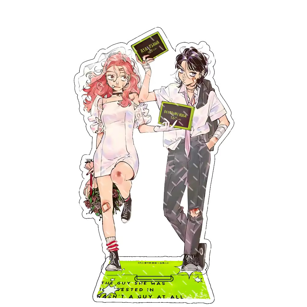 Anime The Guy She Was Interested In Wasn’t A Guy At All 15cm Acrylic Figure