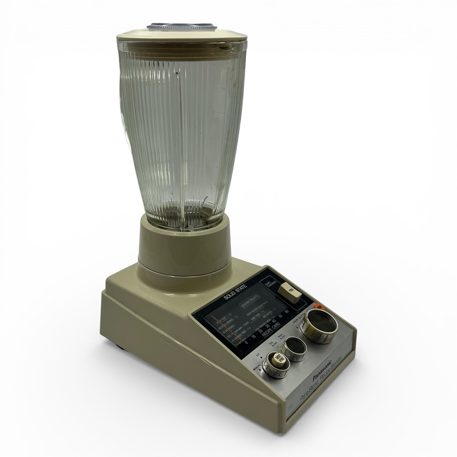 Vintage Panasonic Pana Blend Recipe Blender MX-370 Solid State Rare Japan