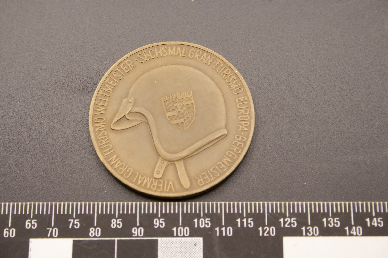 1967 Austria Porsche Racing Medal - Gran Turismo Weltmeister - Munze Wien Bronze