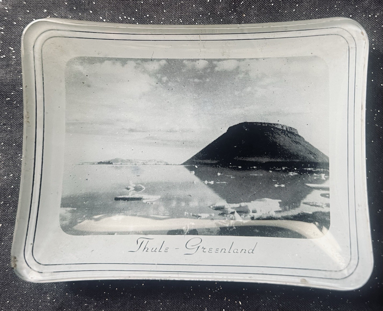 Vintage Greenland Trinket Dish “Thule Greenland” 4 1/2” X 3 1/4”