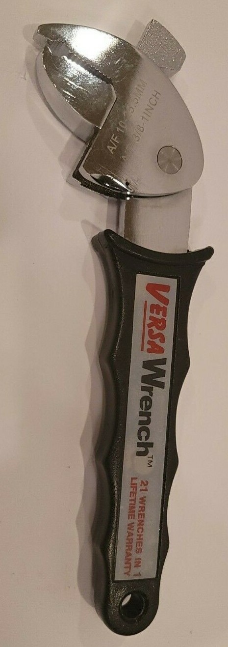 Versa Wrench: 21 Wrenches in 1: Self Adjusting 10-25.5mm / 3/8\