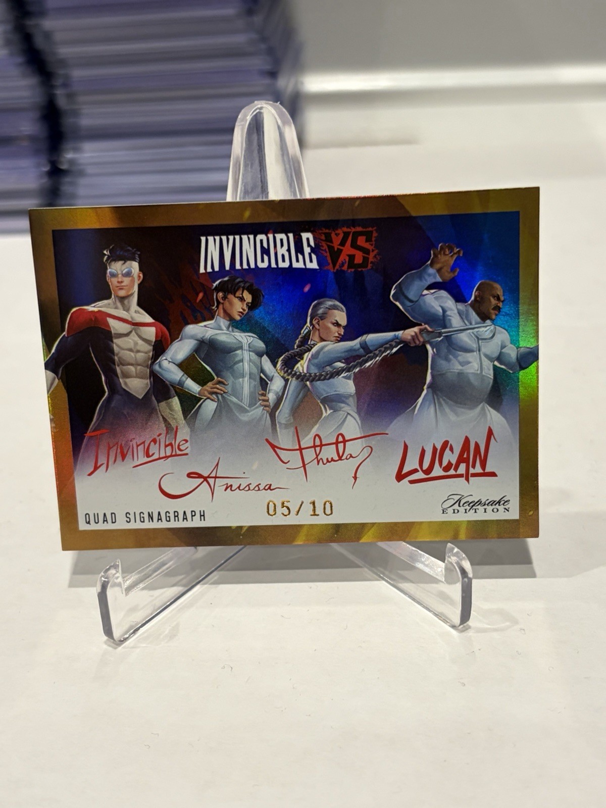 2026 Keepsake Invincible VS Anissa Lucan Thula Invincible Signagraph GOLD /10
