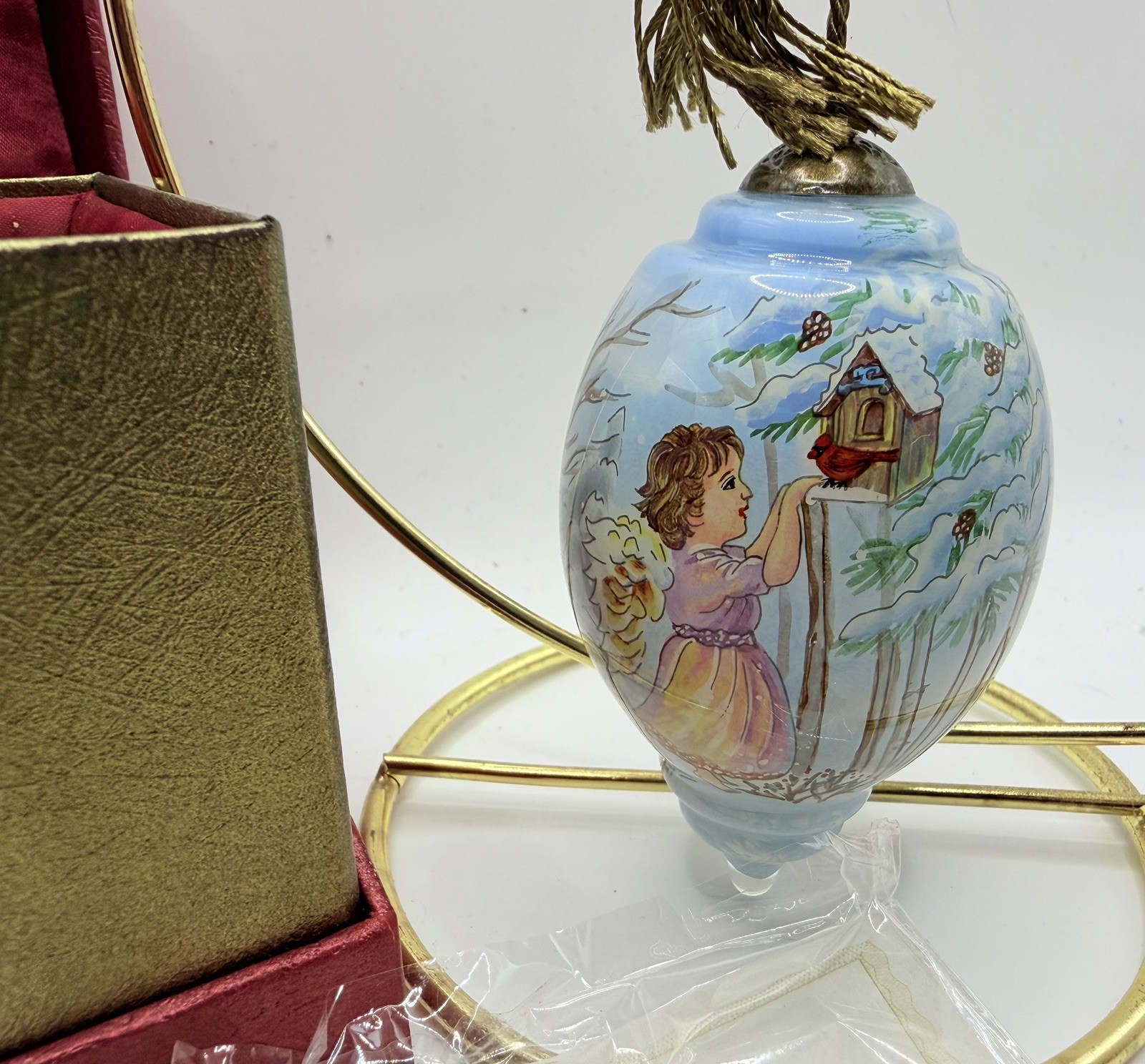 NE'QWA  Art Ornament Little Christmas Joy 2017 with Box and COA