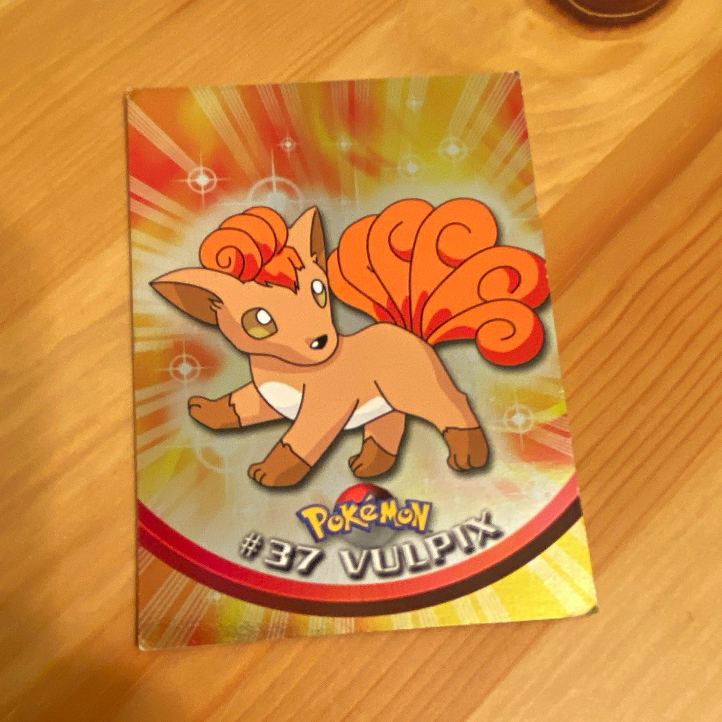 Topps Pokémon TV Animation Edition Vulpix #37 1999 English Base Set Card