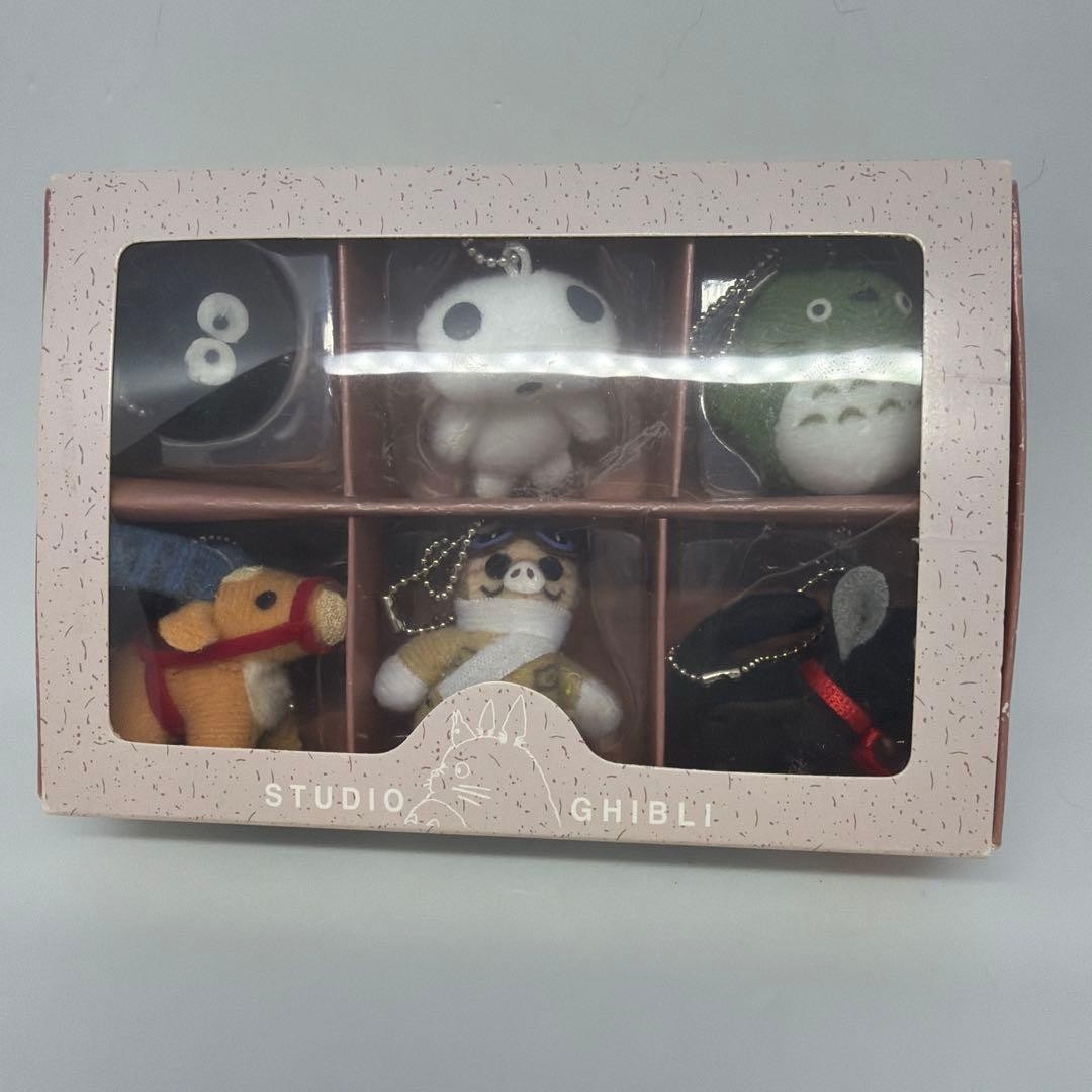 Ghibli Keychain Set Ghibli ga Ippai 6 Figures Totoro Catbus Collectible13+ C183 Ghibli Keychain Set Ghibli ga Ippai 6 Figures Totoro Catbus Collectible13+ C183