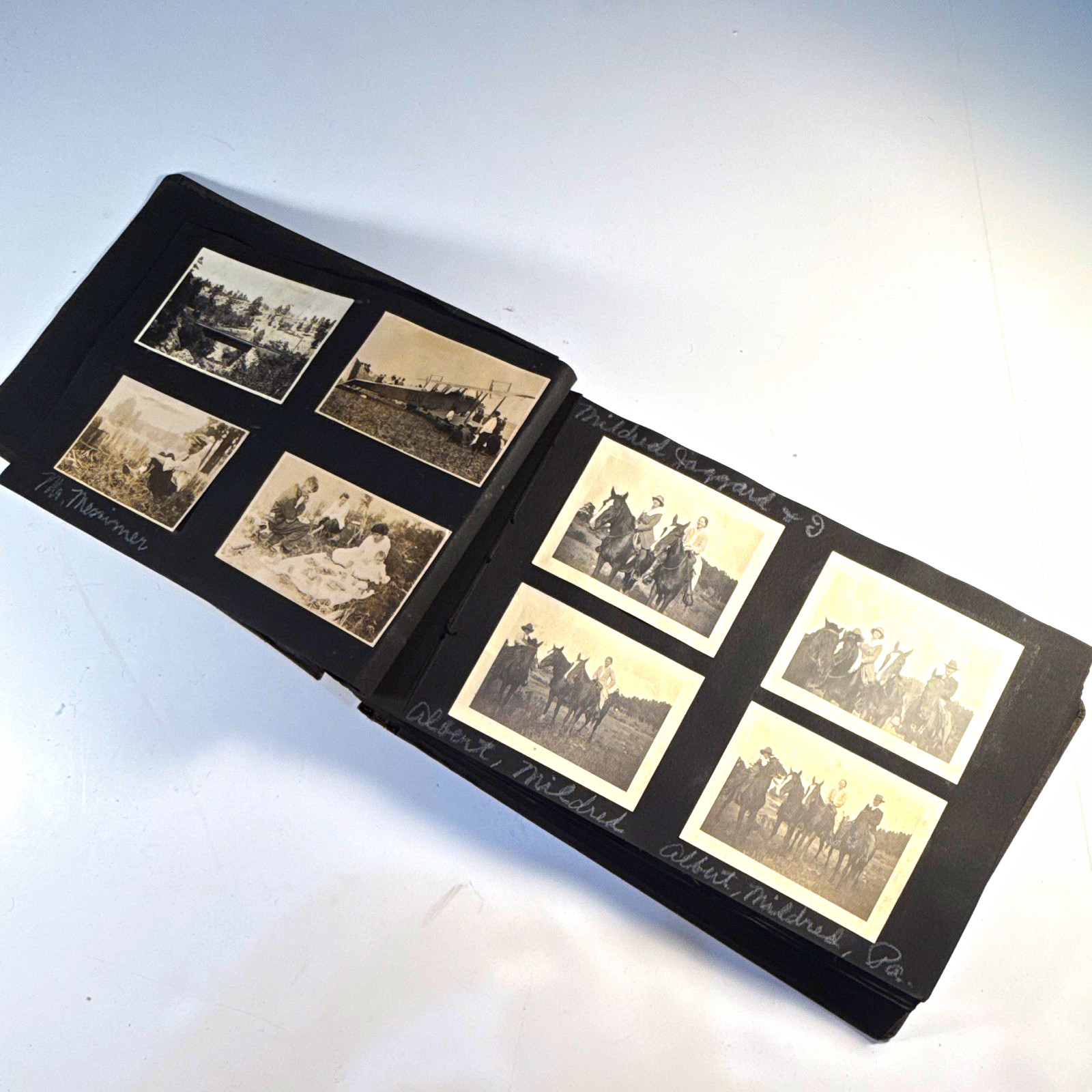 1919-20 Williams Arizona Grand Canyon Photo Album 150+ Photos Airplane Western