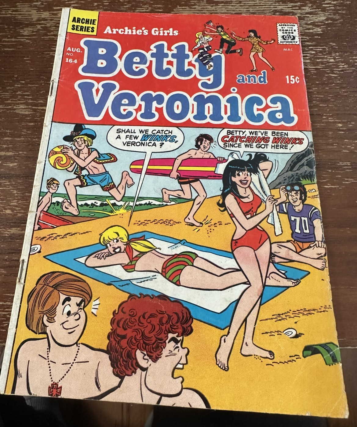 Archie\'s Girls Comic Book - Betty and Veronica #164 AUG.