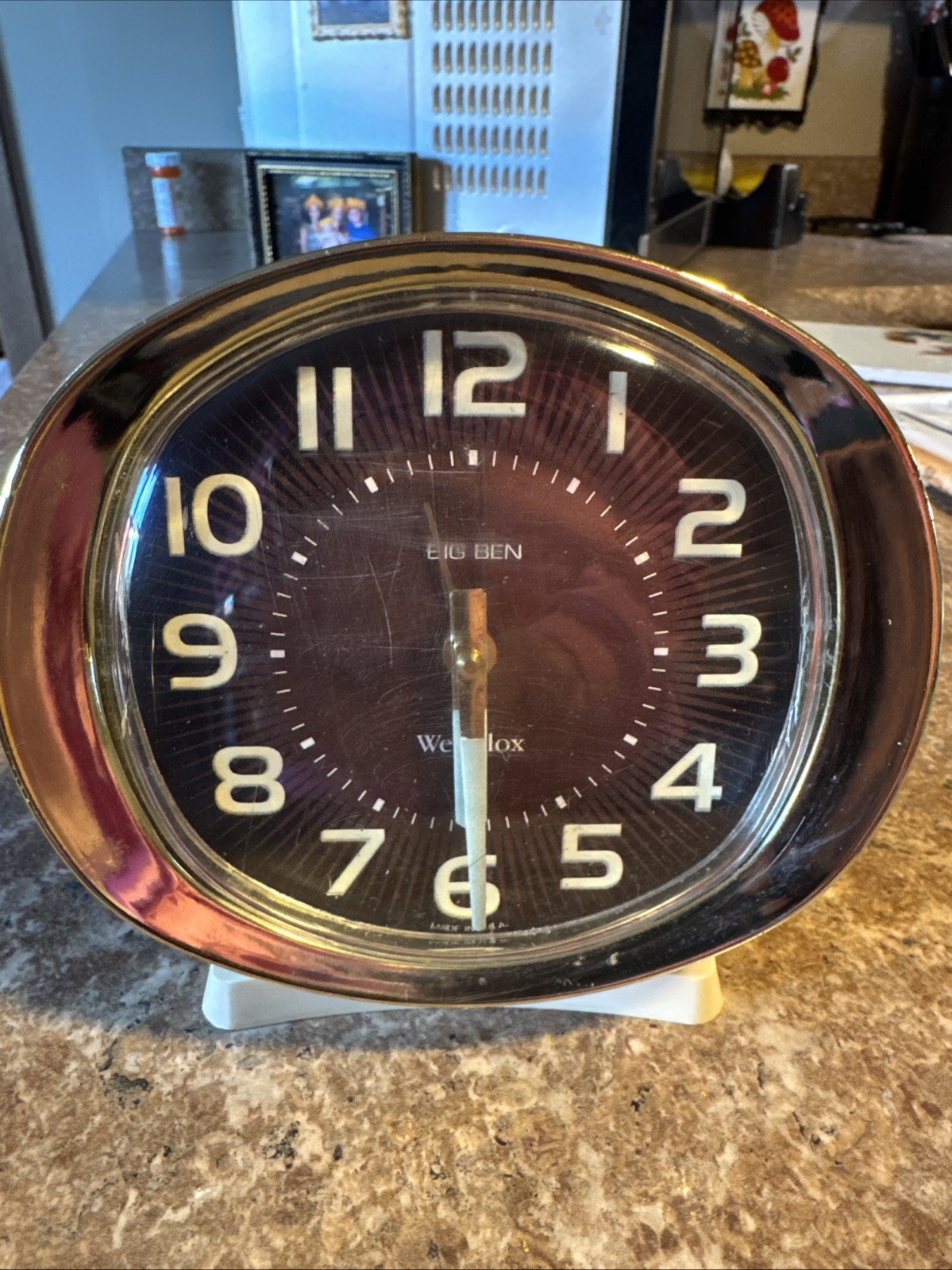Vintage Westclox Big Ben Wind-Up Clock Alarm Retro Made in the USA Glows Works