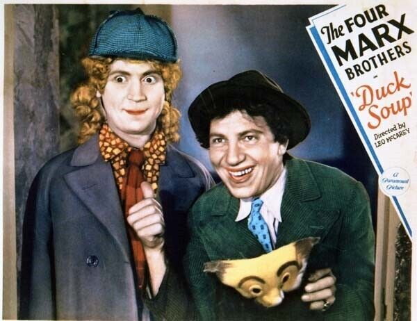 Duck Soup The Four Marx Brothers 11x14 inch movie poster
