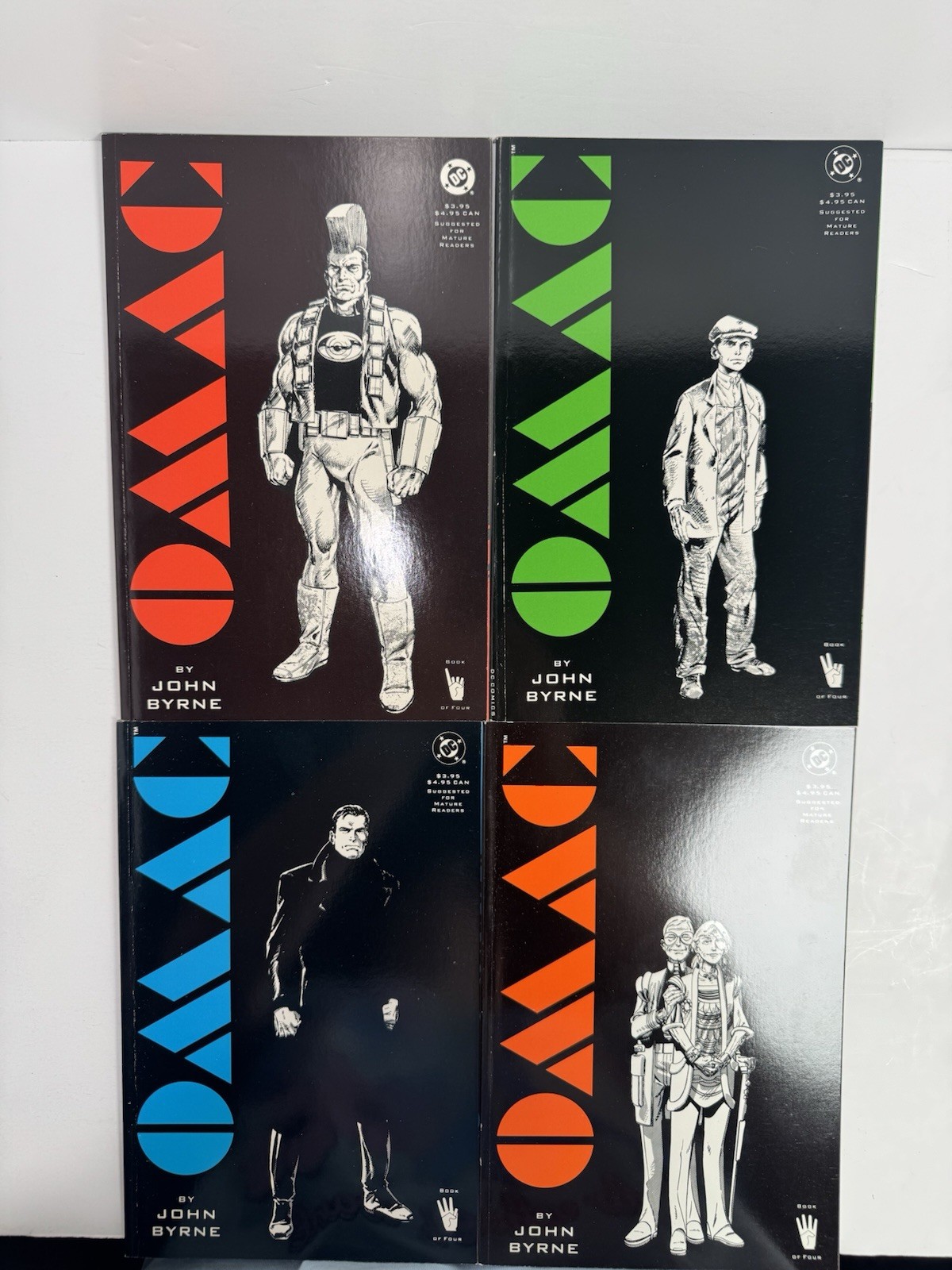 OMAC #1-4 Complete Series DC Comics John Byrne Lot of 4