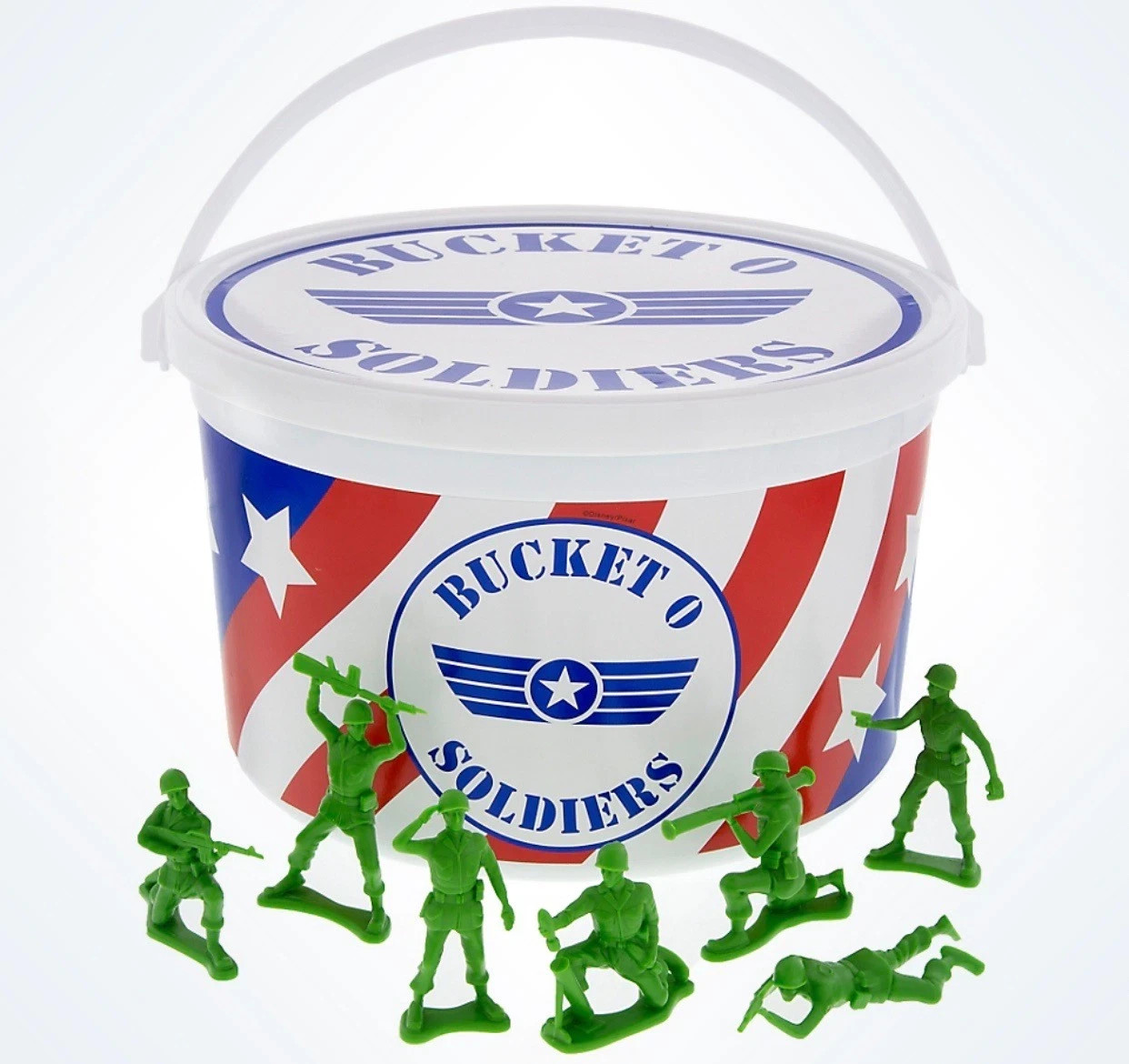 NEW Disney Parks Pixar Toy Story Bucket O Soldiers Green Army Men 75pc