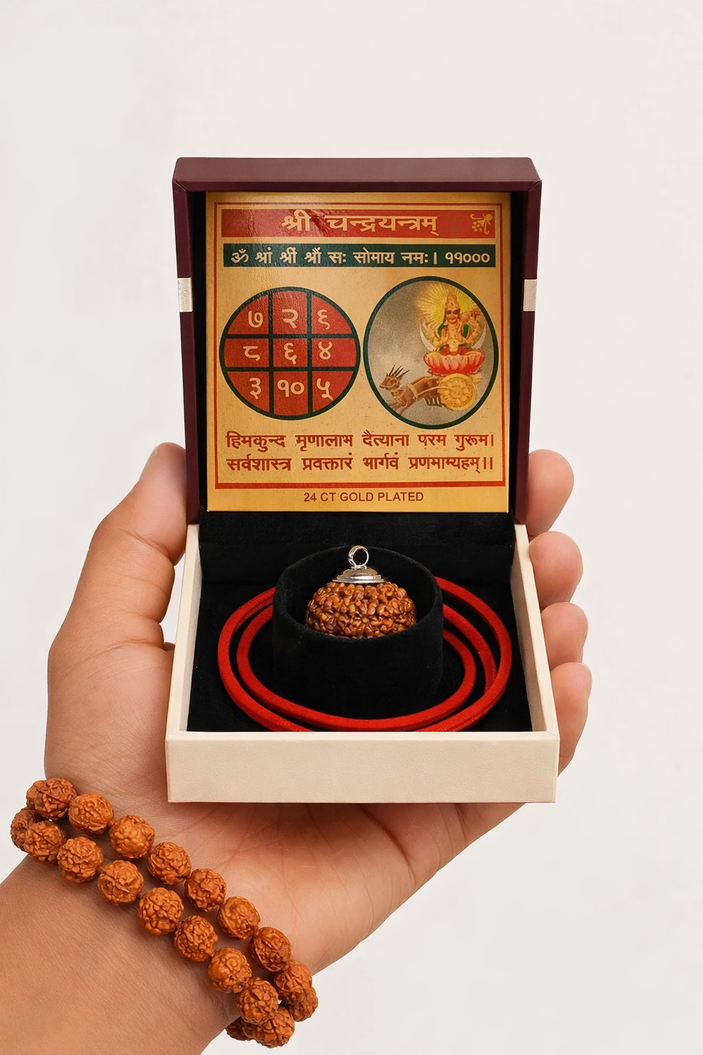 Rare 14 Mukhi Rudraksha Original Nepali Certified Bead With Capping