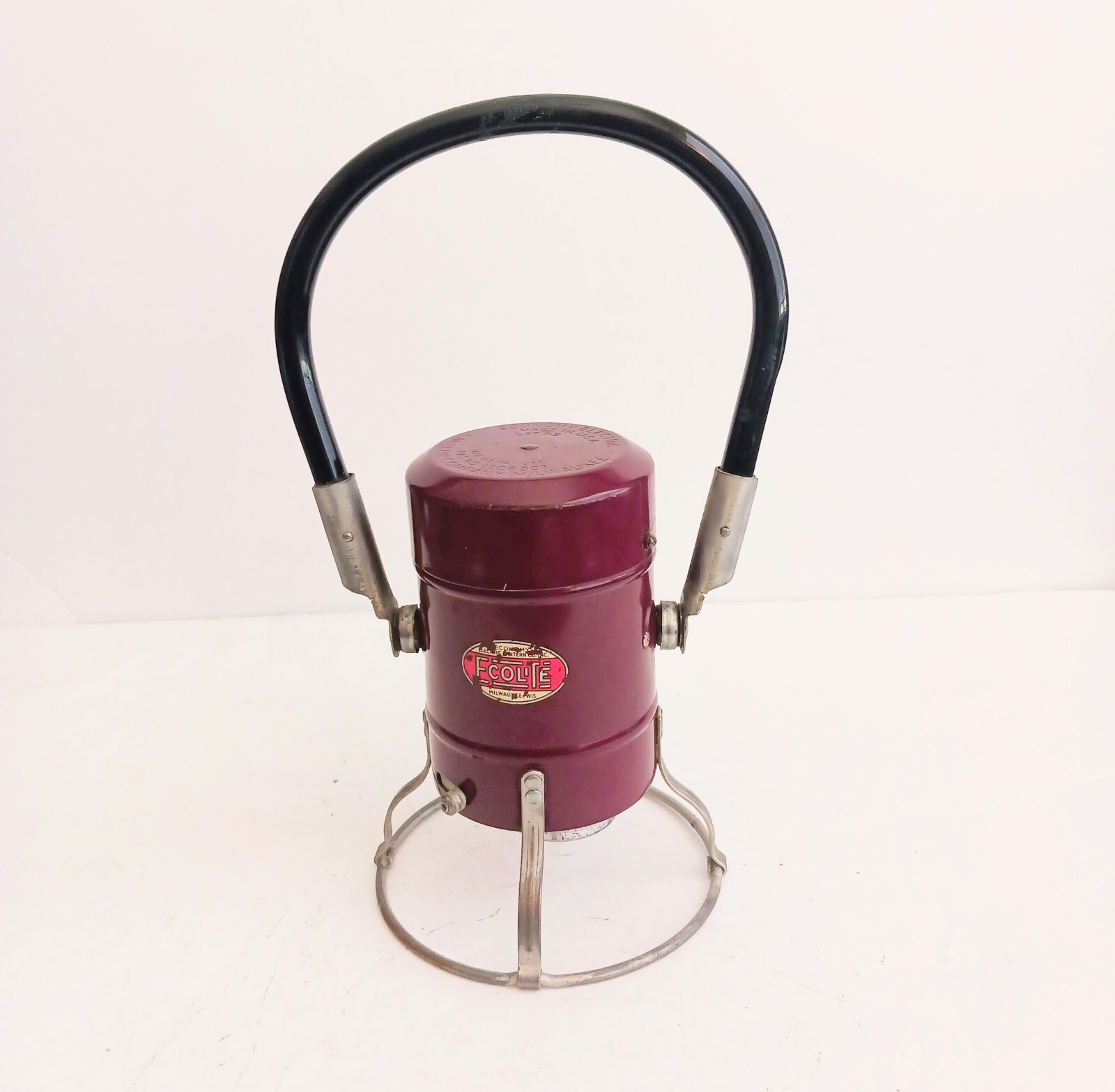 VINTAGE ECOLITE ELECTRIC RAILROAD LANTERN