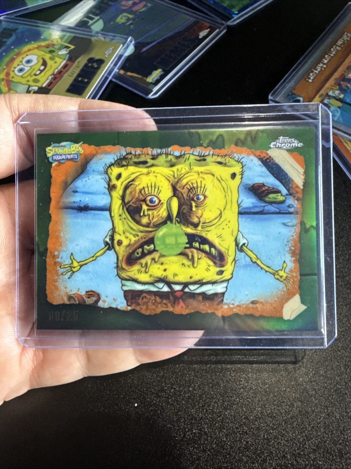 Topps 2025 Chrome SpongeBob GO-8 Is There Something Wrong With Me? 09/25