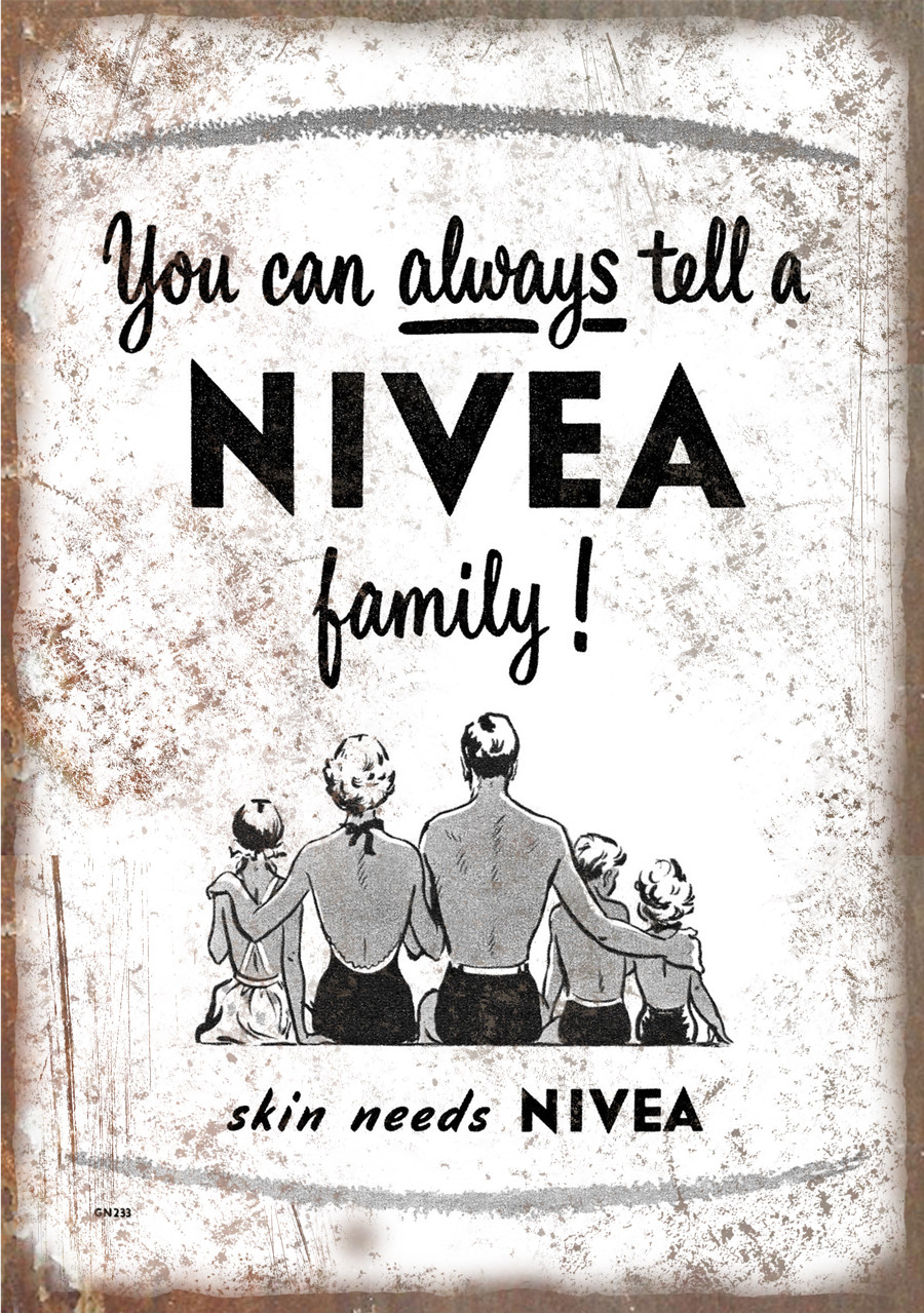 Nivea Skin Cream Vintage Ad 12\