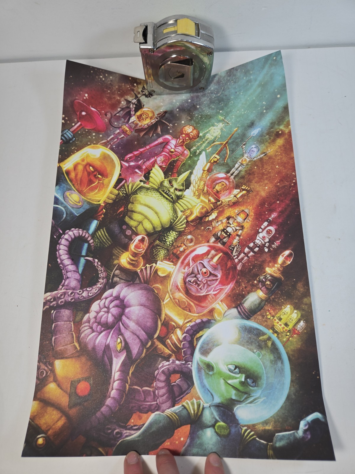 The Outer Space Men Print Poster By Mel Birnkrant 17x11