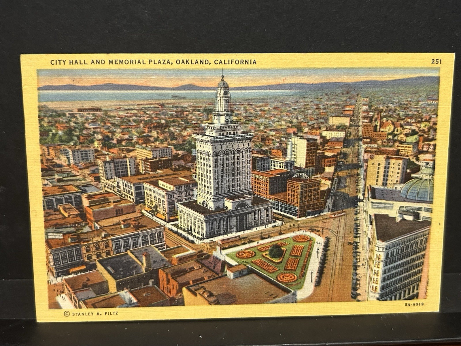City Hall and Memorial Plaza Oakland California Postcard